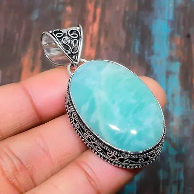 Amazonite Gemstone Handmade Gift Jewelry Pendant 2.09  M626 • $5.99