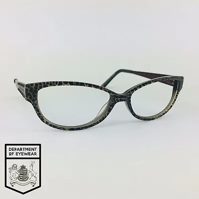 £35 • Buy KAREN MILLEN Eyeglasses LEOPARD PRINT CATS EYE Glasses Frame MOD: KM34 25437676