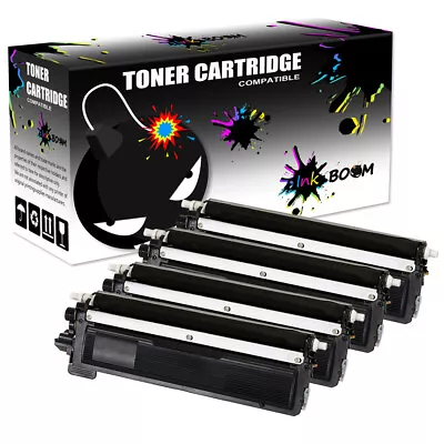 4BK Toner Cartridge Fits Brother TN210 HL-3070CW 3075CW MFC-9125CN MFC-9320CW • $68.93