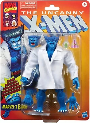 2022 Marvel X-Men Retro Legends Fan Channel Blue BEAST 6  Scale Hasbro Figure • $109