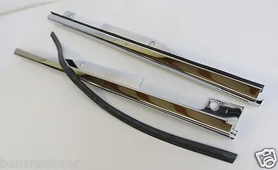 Pair Of Rear Taillight Lock Chrome Bezel Fits Mercedes 280sl W113 Pagoda • $280.88