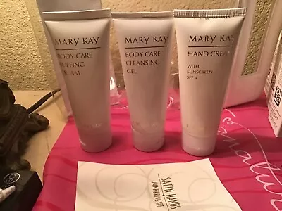 Mary Kay SATIN HANDS Body Care Buffing Cream Cleansing Gel Hand Cream - READ • $19.99