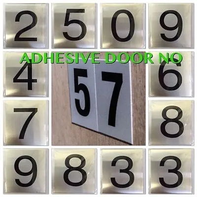 Brand New Modern Self Adhesive Door Numbers Wheel Bin Number House Number • £2.37