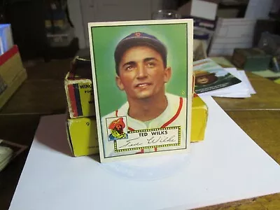 Vintage 1952 Topps Baseball Card Ted Wilks #109 *u Grade* Ex Or Better • $0.99