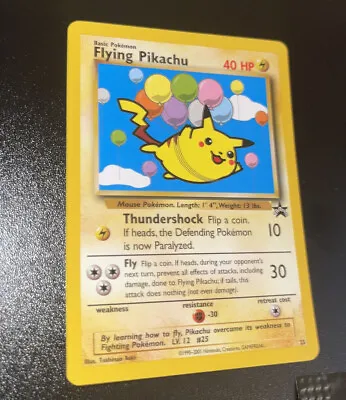 $21.60 • Buy Flying Pikachu 25 Black Star Promo Pokemon Card TCG WoTC