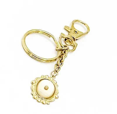 Goldtone Oval Clip On Mustard Seed Keychain Mustard Seed Faith Christian Gifts • $12.95