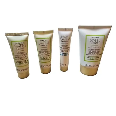 Mary Kay SATIN HANDS Refining Shea Scrub  2 Shea Creams Protecting Softener • $15.11