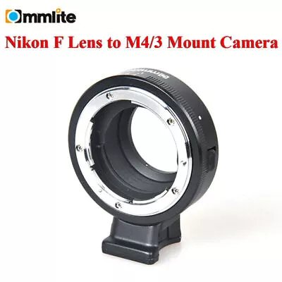 Commlite NF-MFT Lens Adapter For Nikon G DX F MF To M4/3 Olympus OM Panasonic • $59.99