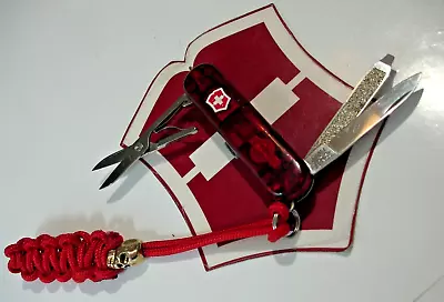 Victorinox Signiture Lite Swiss Made Army Knife With LED Mini Light + Lanyard • $16