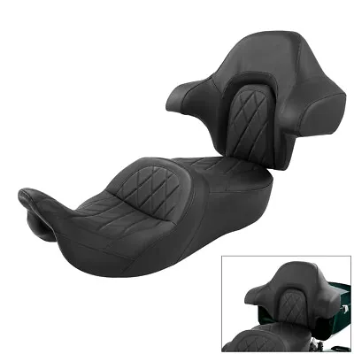 $419.99 • Buy Driver Passenger Seat Backrest Fit For Harley Touring Road Electra Glide 14-22 