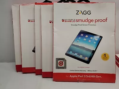 $45.99 • Buy ZAGG Invisible Shield Smudge-Proof Screen Protector Apple IPad 2/3rd/4th Gen