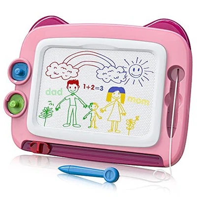 £18.08 • Buy Toys For 2 3 Year Old Girls Magnetic Drawing Board, Girls Toys Age 2 3 4 Mangna