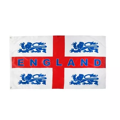 £5.29 • Buy Qatar World Cup 2022 GIANT ENGLAND 5FT X 3FT Flag SPEEDY DELIVERY