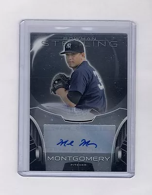 Mark Montgomery 2013 Bowman Sterling Auto Rc Yankees • $3.99