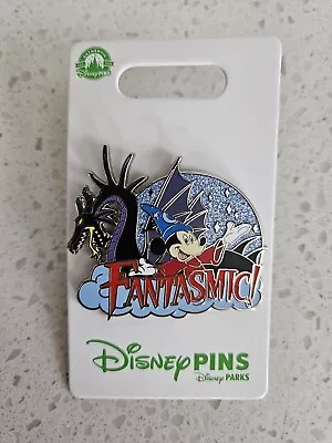 Disney Parks Fantasmic Sorcerer Mickey Mouse Maleficent Dragon Pin Authentic New • $12.95