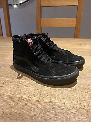 Vans Triple Black Skateboard Shoes 8 • £19.99