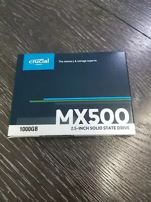 Crucial CT1000MX500SSD1 3D TL SATA3 2.5in. 1TB Internal SSD - Blue/Gray • $60