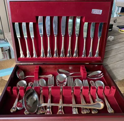 Solingen Rostfrei 23kt Gold Plated Canteen Of Cutlery 6 Places 48 Pieces Unused. • £95