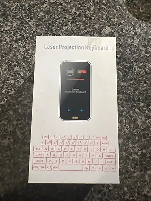 Bluetooth Wireless Keyboard Laser Projection Virtual Smartphone Tablet Laptop  • $47