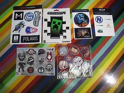 New And Sold Out Video Game Gamer Sticker - Minecraft Halo Jepson Maron Twitch+ • $15