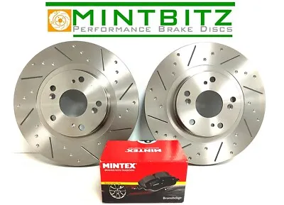 Vauxhall Astra VXR 2.0T Mk5 Front Brake Discs And Pads 321mm Dimpled Grooved • $175.03