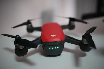 $499 • Buy DJI Spark Drone Fly More Combo RED *MINT CONDITION*