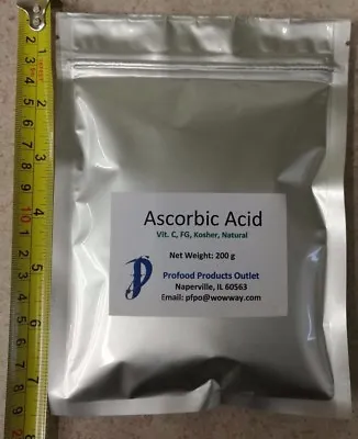 Ascorbic Acid Vitamin C Powder200g 100% Pure All Natural • $4.50