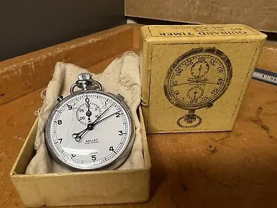 Vintage Gallet Decimal Stop Watch Swiss Made • $80