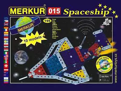 Metal Construction Set Merkur Spaceship 08 Kg NEW Made In CZECH REPUBLIC • $80