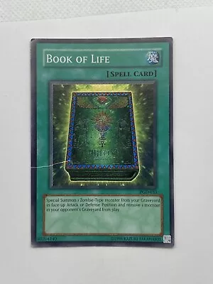 Book Of Life - PGD-033  - Super Rare - YuGiOh  Unlimited • £2.99