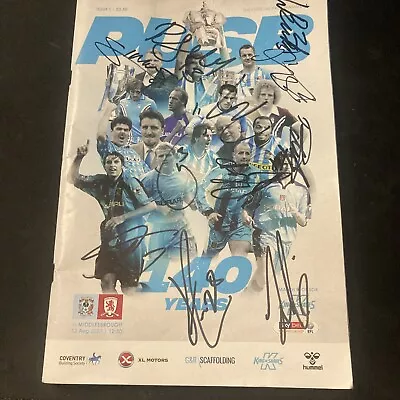 Coventry City Full Squad Signed Program 23/24 • £20