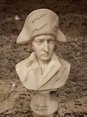 Vintage A. Giannelli Signed Napoleon Bonaparte French Bust Statue 10  X 6  • £173.48