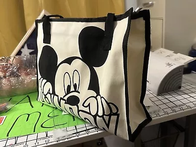 Large Capacity Mickey Canvas Bag  London Zipper Bag • $15