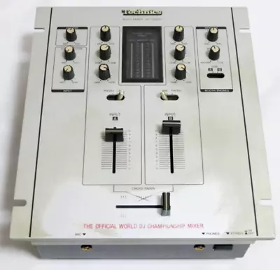 Technics SH-DJ1200 Silver Audio Mixer Used Main Unit Only No Power Cable • $238.26