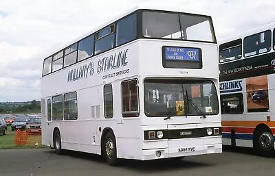 Colour Slide London Transport Leyland Titan A986SYE Mullanys Starline • £1.15