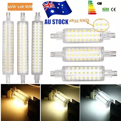 R7S J78mm J118mm 12W 16W SMD 2835 LED Flood Light Bulbs Replacement Halogen Lamp • $14.69