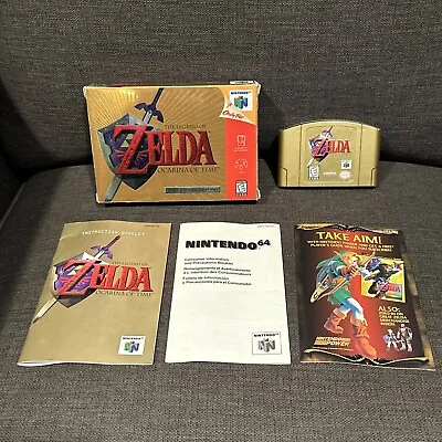 Legend Of Zelda: Ocarina Of Time Collector's Edition (N64) Complete CIB GOLD • $299.99