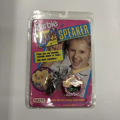 Vintage Barbie 1989 Nasta Soundwear Music Speaker • $47.57