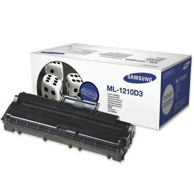 Genuine Samsung ML-1210D3 Black Toner Cartridge - VAT Inc • £17.99