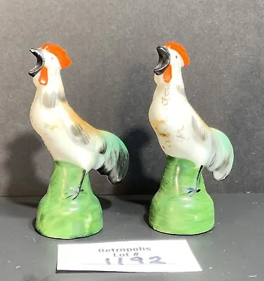 Rooster Chicken Salt And Pepper Shakers Atlanta GA Souvenir Vtg • $16.15