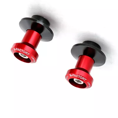 Red SPMF 8MM Rear Swingarm Spools For GSX-S750 GSX-S1000 F 18 19 20 21 22 23 • $30.87