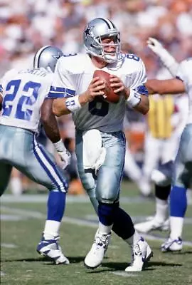 Troy Aikman Cowboys NFL Poster Photo Print 8x10 11x17 16x20 22x28 24x36 27x40 • $9.99