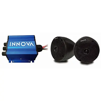 2 Cone And 2-Channel Mini-Amp With Bluetooth INNOVA (Universal Golf Cart Fit) • $201.70