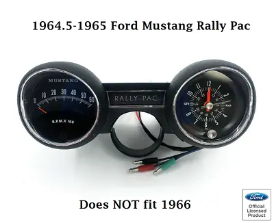 Rally Pac Kit For 1964-1965 Ford Mustang V8 W/ 6000 RPM Tachometer • $464.99