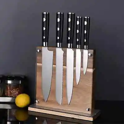 Magnetic Knife Block Storage Chef Knife Holder Stand  Kitchen Organizer • $29.99