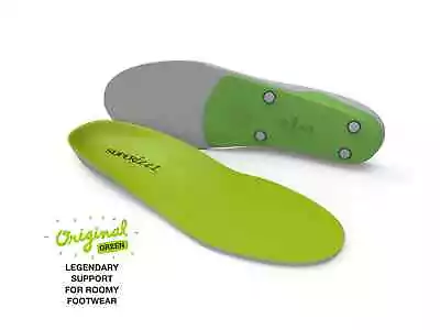 Superfeet Green Original Insoles - Premium Orthotic Arch Support Shoe Inserts • £37.95