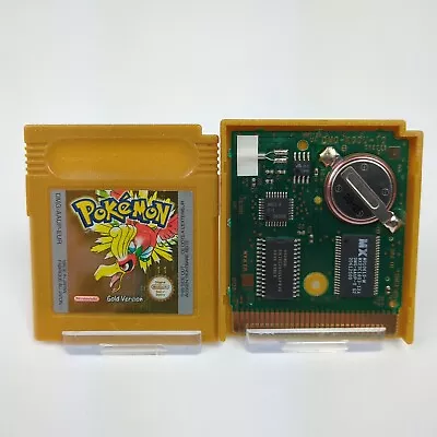 Pokémon Gold Version Nintendo Gameboy Color UK - PAL Genuine • £29.99