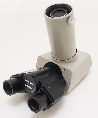 Nikon F Trinocular Microscope Photo Ready Head Labophot Optiphot Alphaphot JAPAN • $145