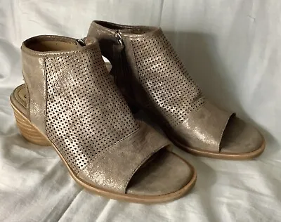 Sofft Bronze Teabag Leather Sandals Milly Design Sz 5 / 6 RRP $120 • £39.50