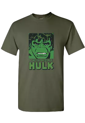 Marvel The Incredible Hulk Graphic Green Cotton T-Shirt - Unisex Adults • £12.95